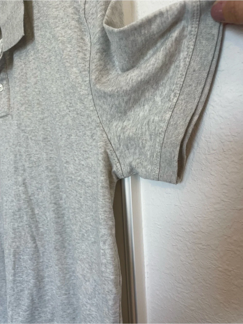 Banana Republic Gray Luxe Touch Polo